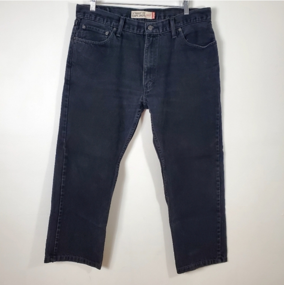 Levi's 505 Straight Cut black Jeans 36X30